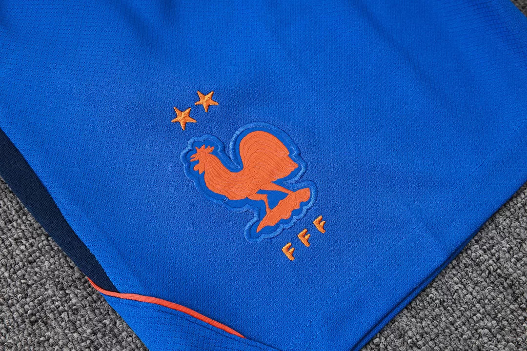 Completino Canottiera Francia 26/27 Uomo Blu | Kit Allenamento - CalcioVivo