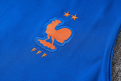 Completino Canottiera Francia 26/27 Uomo Blu | Kit Allenamento - CalcioVivo