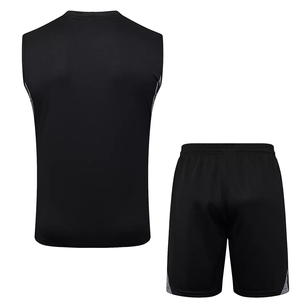 Completino Canottiera Germania 25/26 Uomo Nero | Kit Allenamento - CalcioVivo