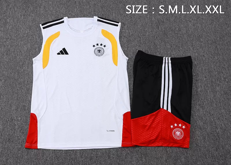 Completino Canottiera Germania 26/27 Uomo Bianco | Kit Allenamento - CalcioVivo