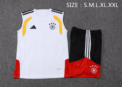 Completino Canottiera Germania 26/27 Uomo Bianco | Kit Allenamento - CalcioVivo