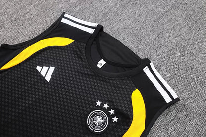 Completino Canottiera Germania 26/27 Uomo Nero | Kit Allenamento - CalcioVivo