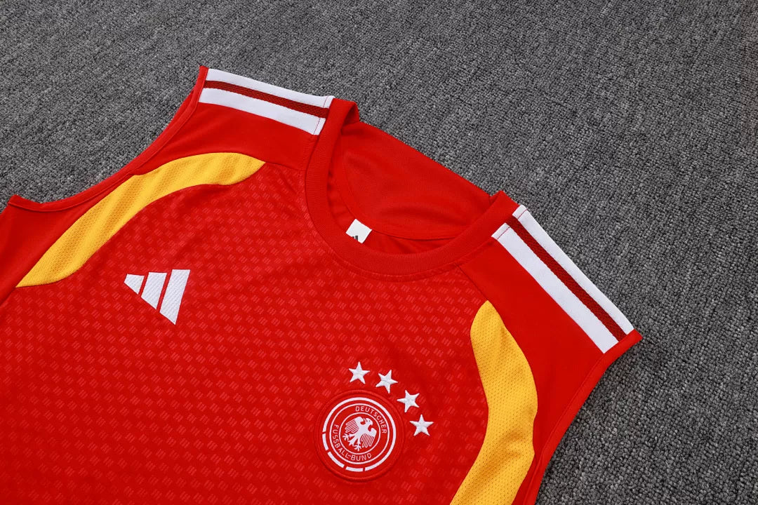 Completino Canottiera Germania 26/27 Uomo Rosso | Kit Allenamento - CalcioVivo