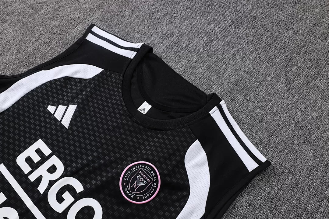 Completino Canottiera Inter Miami 26/27 Uomo Nero | Kit Allenamento - CalcioVivo