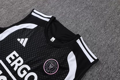Completino Canottiera Inter Miami 26/27 Uomo Nero | Kit Allenamento - CalcioVivo