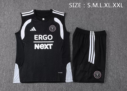 Completino Canottiera Inter Miami 26/27 Uomo Nero | Kit Allenamento - CalcioVivo