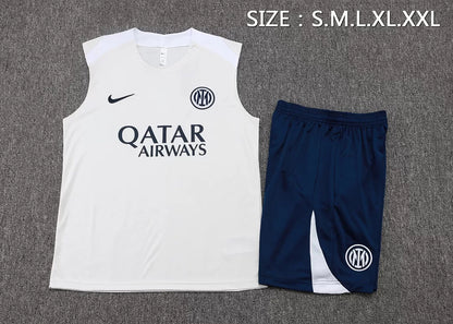 Completino Canottiera Inter Milan 25/26 Uomo | Kit Allenamento - CalcioVivo