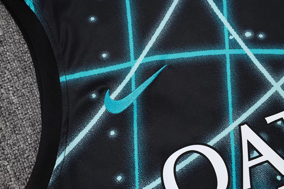 Completino Canottiera Inter Milan 25/26 Uomo Nero Neon | Kit Allenamento - CalcioVivo