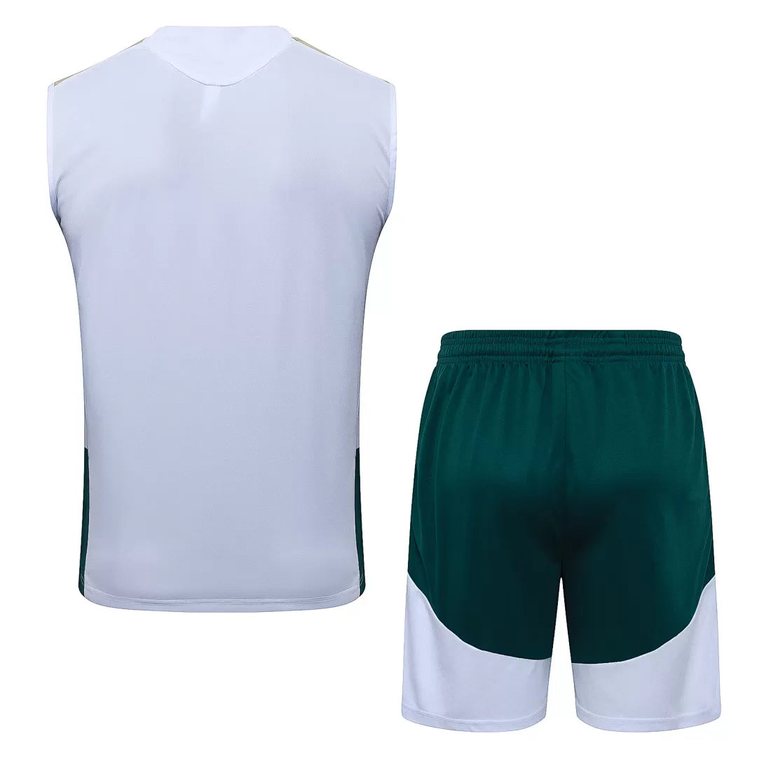 Completino Canottiera Italia 26/27 Uomo Bianco | Kit Allenamento - CalcioVivo