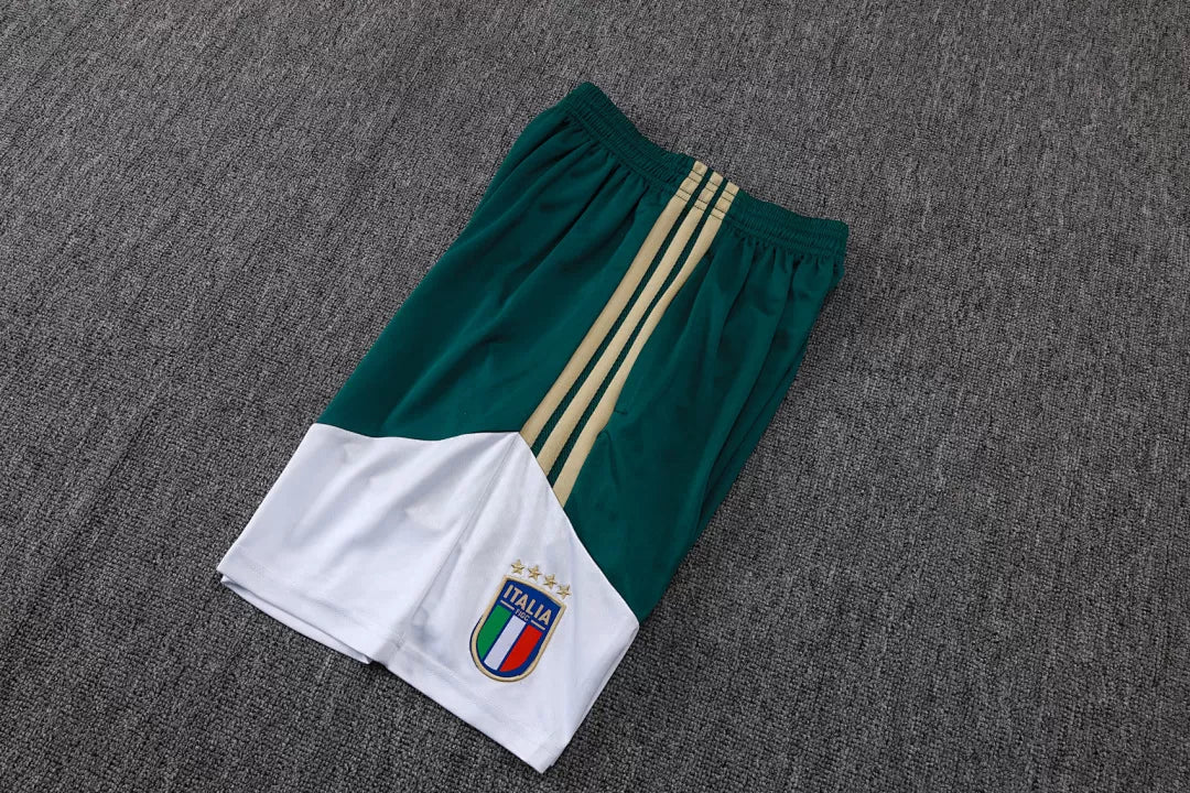 Completino Canottiera Italia 26/27 Uomo Verde | Kit Allenamento - CalcioVivo
