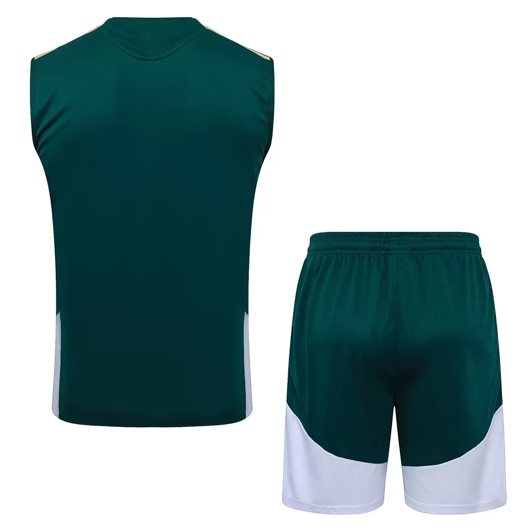 Completino Canottiera Italia 26/27 Uomo Verde | Kit Allenamento - CalcioVivo