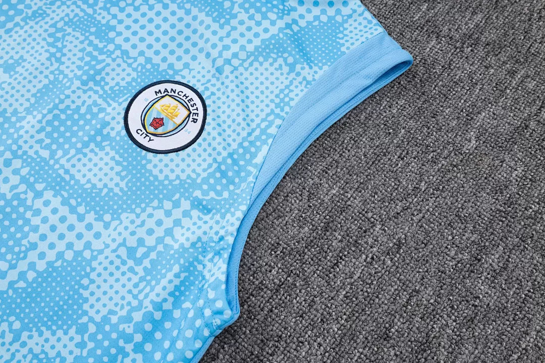 Completino Canottiera Manchester City 2025/26 Uomo | Kit Allenamento - CalcioVivo