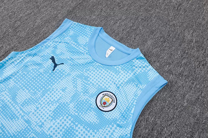 Completino Canottiera Manchester City 2025/26 Uomo | Kit Allenamento - CalcioVivo