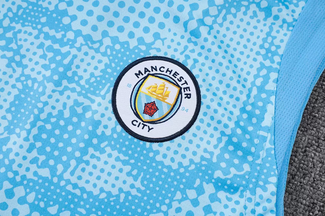 Completino Canottiera Manchester City 2025/26 Uomo | Kit Allenamento - CalcioVivo
