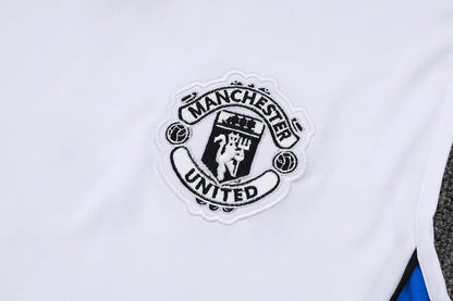 Completino Canottiera Manchester United 25/26 Uomo Bianco | Kit Allenamento - CalcioVivo