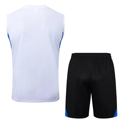 Completino Canottiera Manchester United 25/26 Uomo Bianco | Kit Allenamento - CalcioVivo
