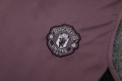 Completino Canottiera Manchester United 25/26 Uomo Bordeaux | Kit Allenamento - CalcioVivo