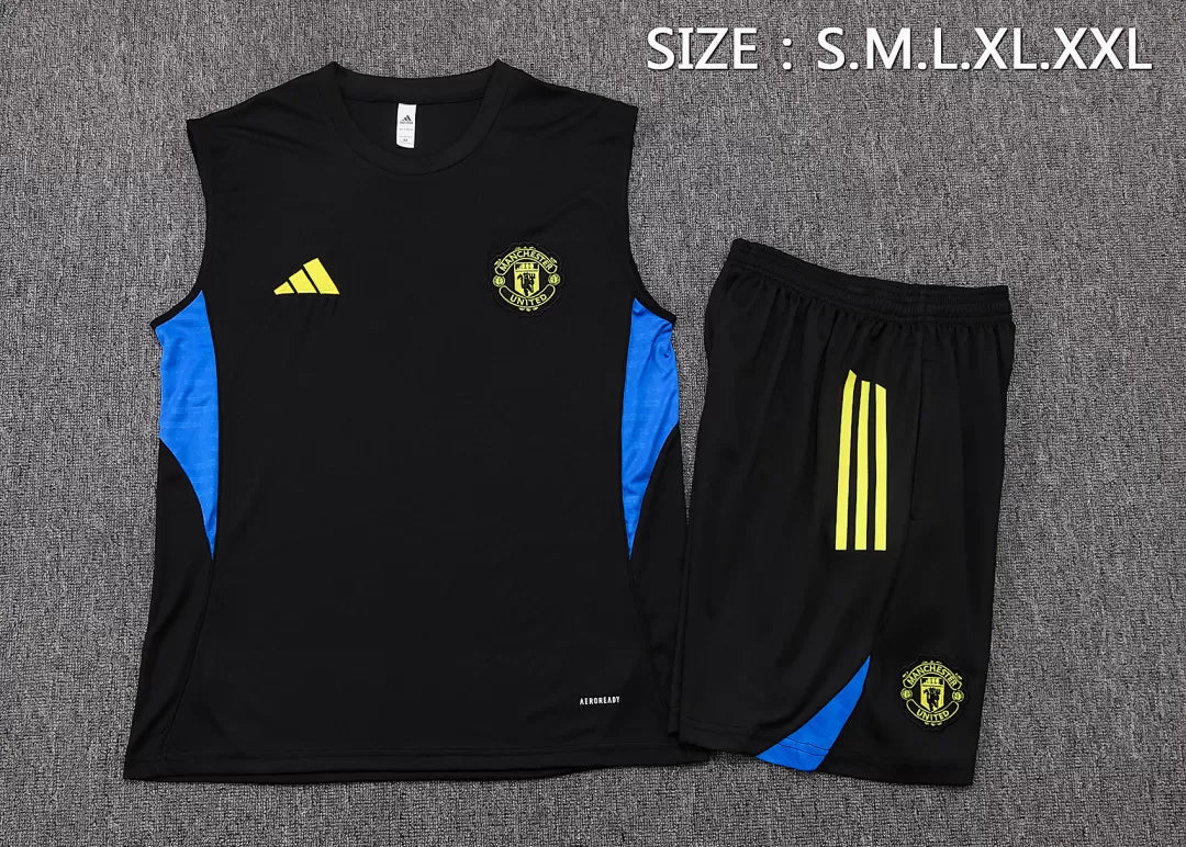 Completino Canottiera Manchester United 25/26 Uomo | Kit Allenamento - CalcioVivo