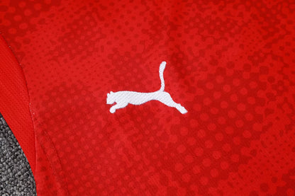 Completino Canottiera Milan 2025/26 Uomo Rosso | Kit Allenamento - CalcioVivo