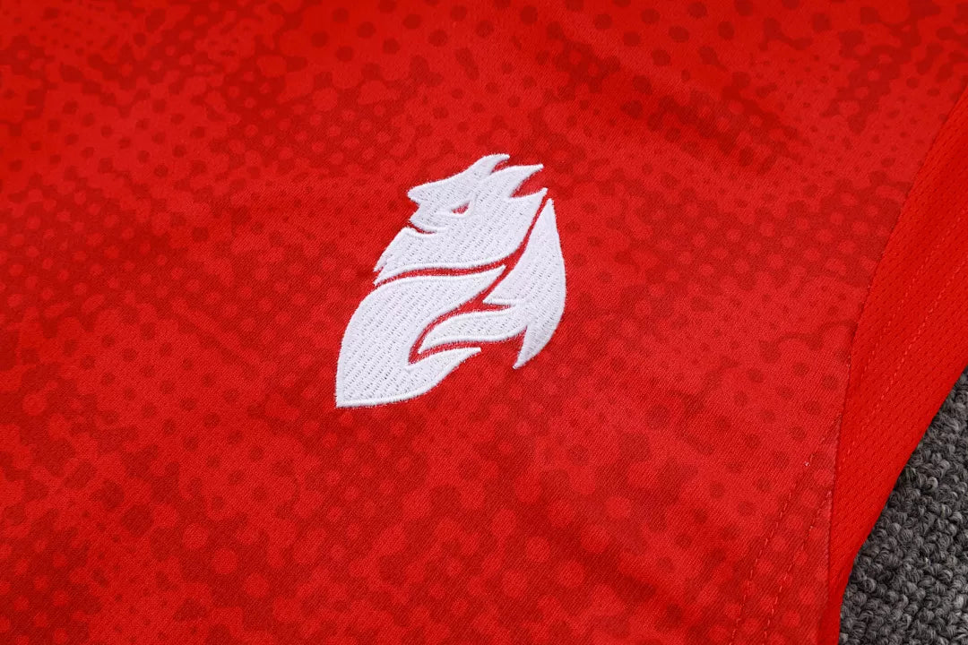 Completino Canottiera Milan 2025/26 Uomo Rosso | Kit Allenamento - CalcioVivo