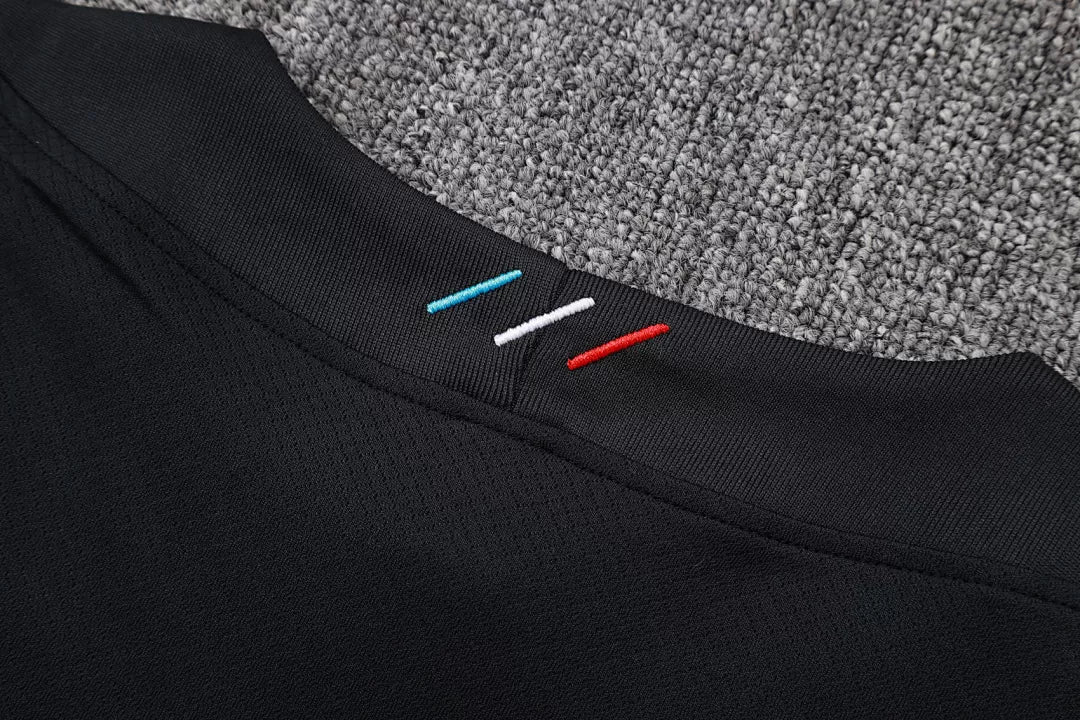 Completino Canottiera PSG 2025/26 Uomo Nero | Kit Allenamento - CalcioVivo