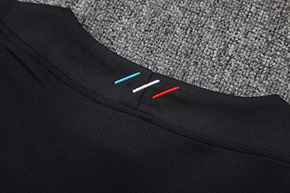Completino Canottiera PSG 2025/26 Uomo Nero | Kit Allenamento - CalcioVivo