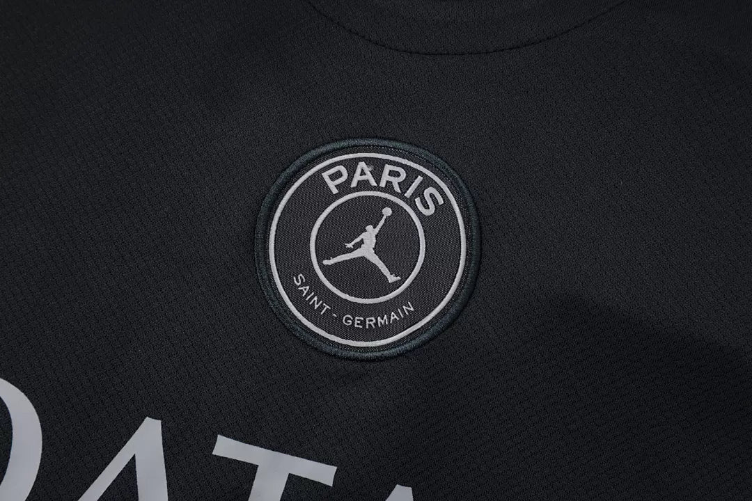 Completino Canottiera PSG 2025/26 Uomo Nero | Kit Allenamento - CalcioVivo