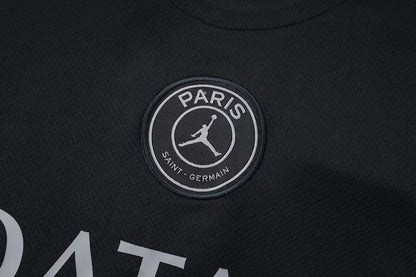 Completino Canottiera PSG 2025/26 Uomo Nero | Kit Allenamento - CalcioVivo