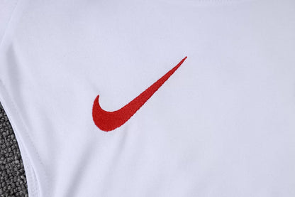 Completino Canottiera PSG 2025/26 Uomo Bianco | Kit Allenamento - CalcioVivo