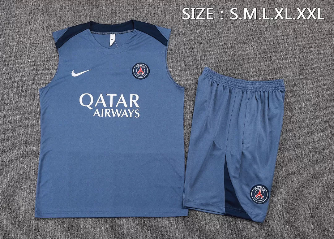Completino Canottiera PSG 2025/26 Uomo | Kit Allenamento - CalcioVivo