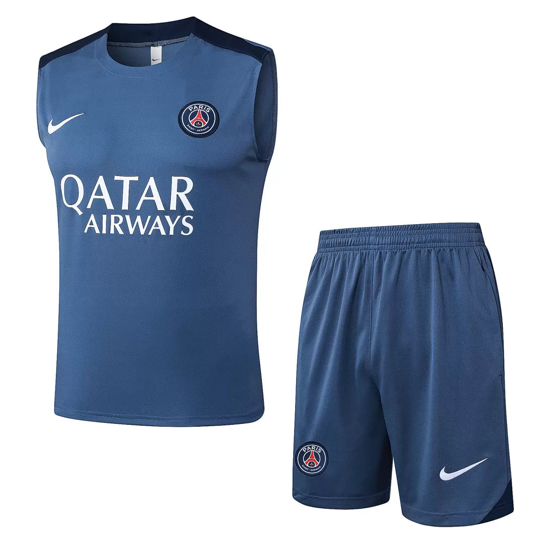 Completino Canottiera PSG 2025/26 Uomo | Kit Allenamento - CalcioVivo