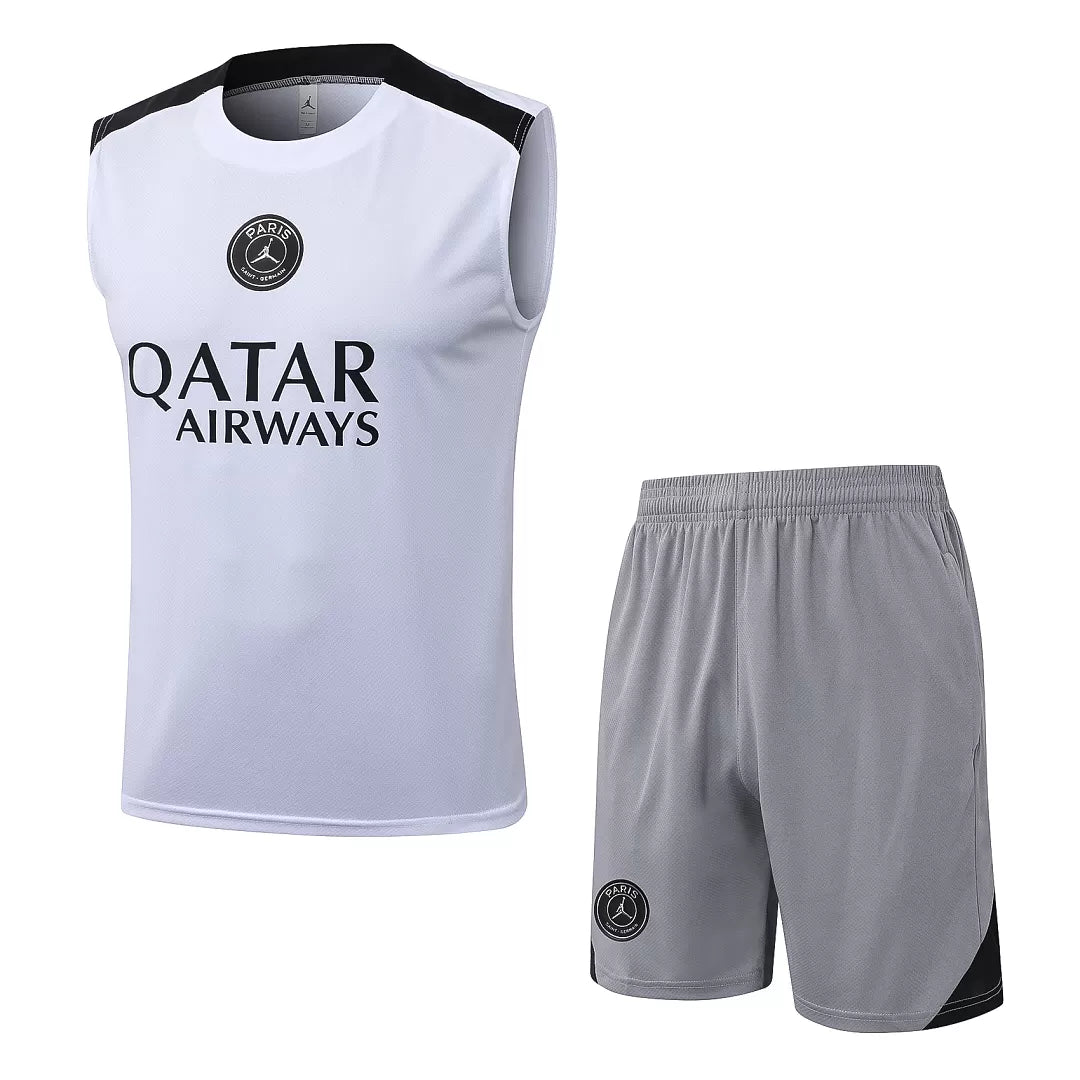 Completino Canottiera PSG 26/27 Uomo Bianco | Kit Allenamento - CalcioVivo