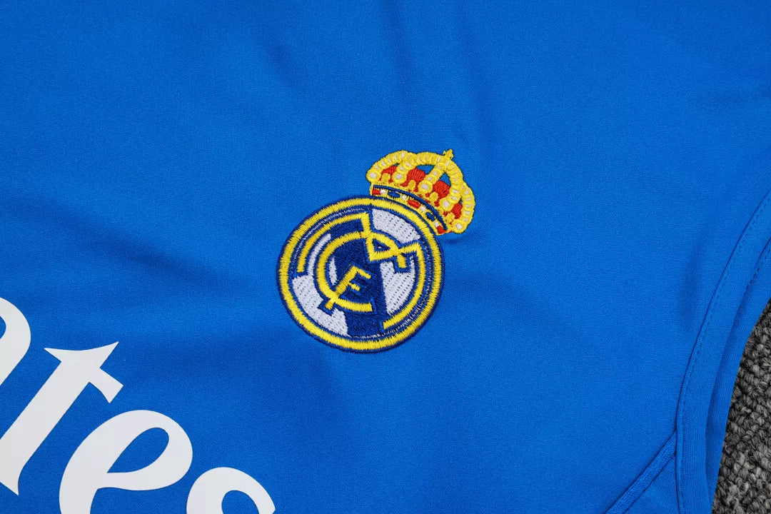 Completino Canottiera Real Madrid 25/26 Uomo Azzurro | Kit Allenamento - CalcioVivo