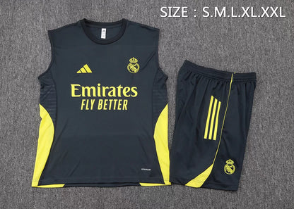 Completino Canottiera Real Madrid 25/26 Uomo Blu Notte | Kit Allenamento - CalcioVivo