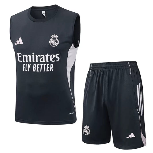 Completino Canottiera Real Madrid 25/26 Uomo | Kit Allenamento - CalcioVivo