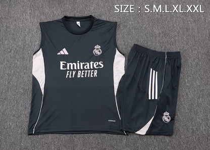 Completino Canottiera Real Madrid 25/26 Uomo | Kit Allenamento - CalcioVivo