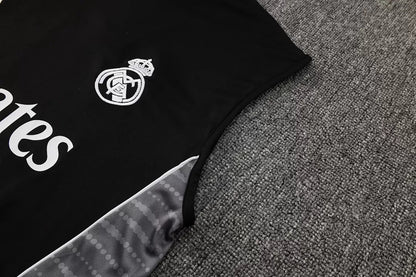 Completino Canottiera Real Madrid 25/26 Uomo Nero | Kit Allenamento - CalcioVivo