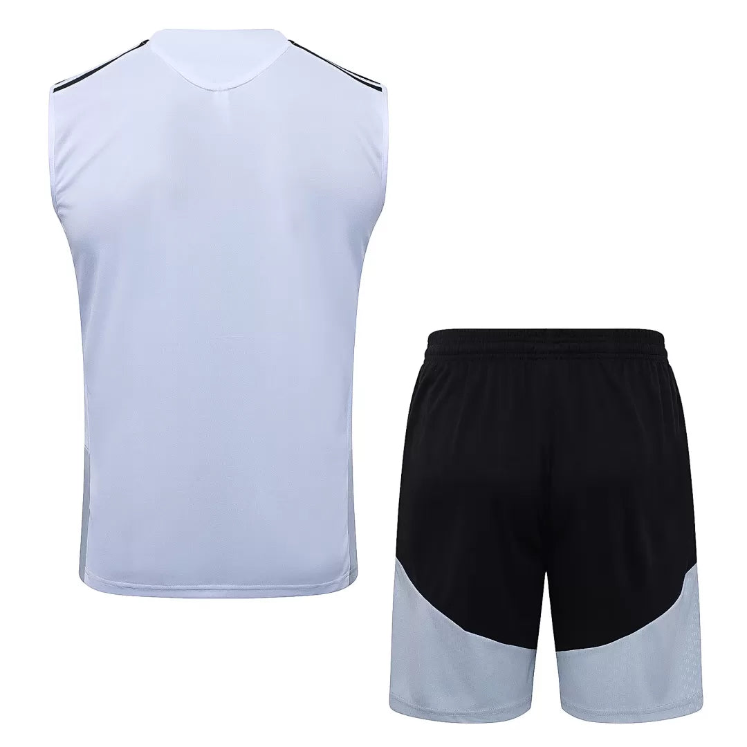Completino Canottiera Real Madrid 26/27 Uomo Bianco | Kit Allenamento - CalcioVivo