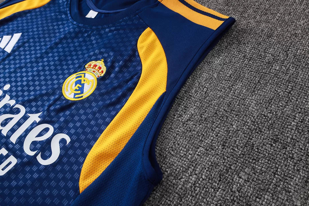 Completino Canottiera Real Madrid 26/27 Uomo Blu Navy | Kit Allenamento - CalcioVivo