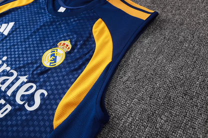 Completino Canottiera Real Madrid 26/27 Uomo Blu Navy | Kit Allenamento - CalcioVivo