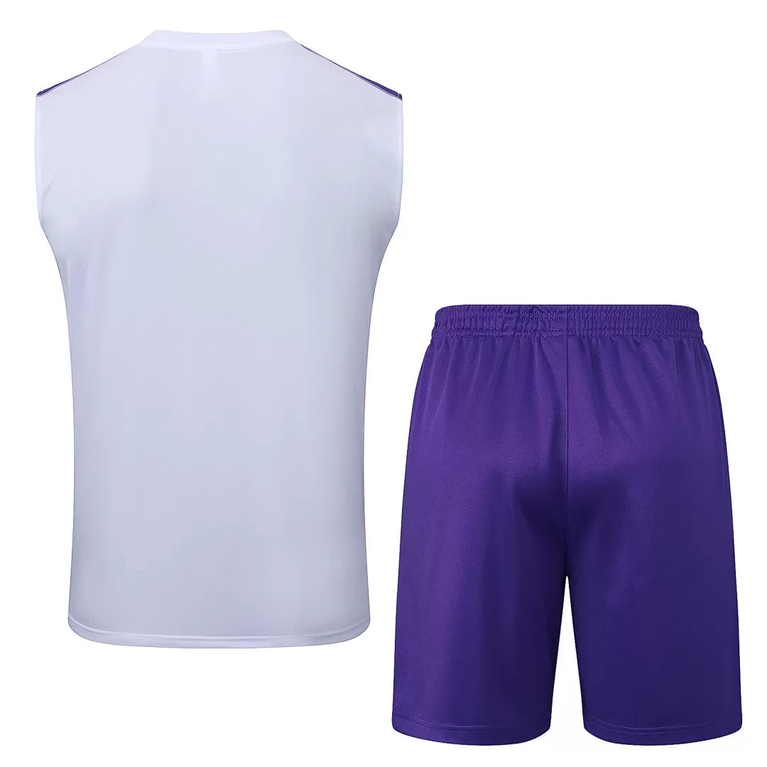 Completino Canottiera Real Madrid Icons 25/26 Uomo | Kit Allenamento - CalcioVivo