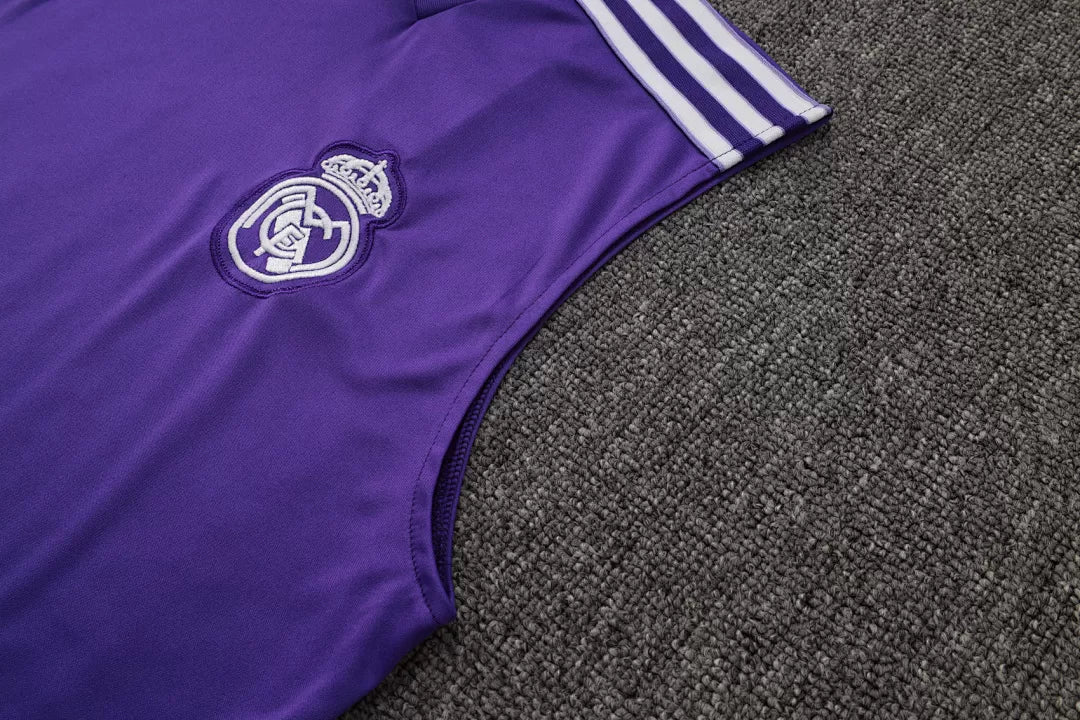 Completino Canottiera Real Madrid Icons 25/26 Uomo | Kit Allenamento - CalcioVivo