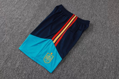 Completino Canottiera Spagna 26/27 Uomo Blu Navy | Kit Allenamento - CalcioVivo