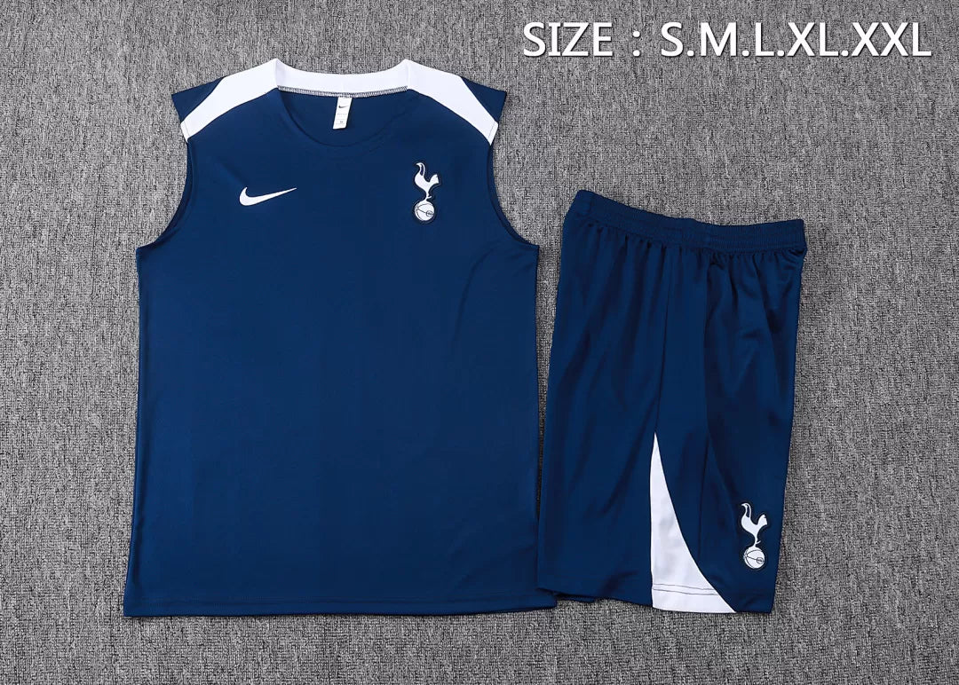 Completino Canottiera Tottenham 2025/26 Uomo Blu Navy | Kit Allenamento - CalcioVivo