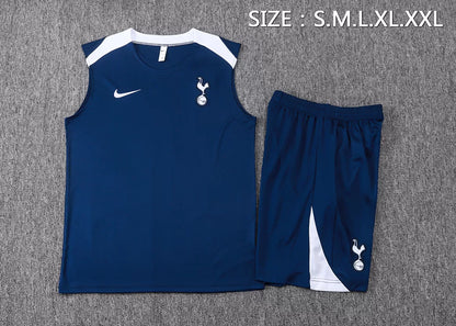 Completino Canottiera Tottenham 2025/26 Uomo Blu Navy | Kit Allenamento - CalcioVivo
