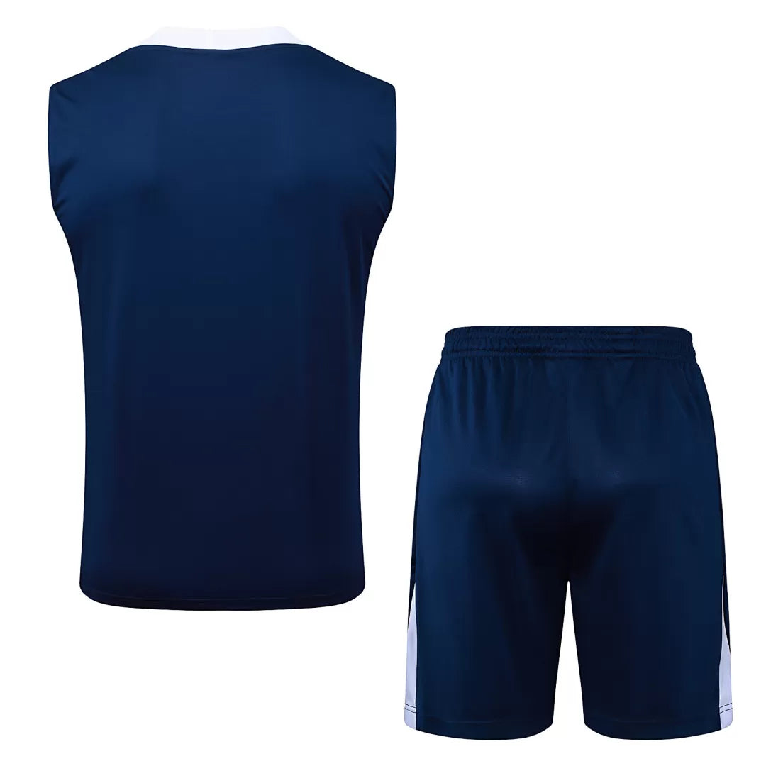 Completino Canottiera Tottenham 2025/26 Uomo Blu Navy | Kit Allenamento - CalcioVivo