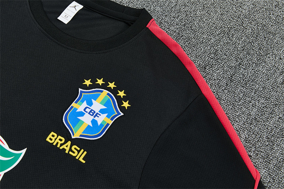 Completino Manica Corta Brasile 2026 Uomo | Kit Allenamento - CalcioVivo