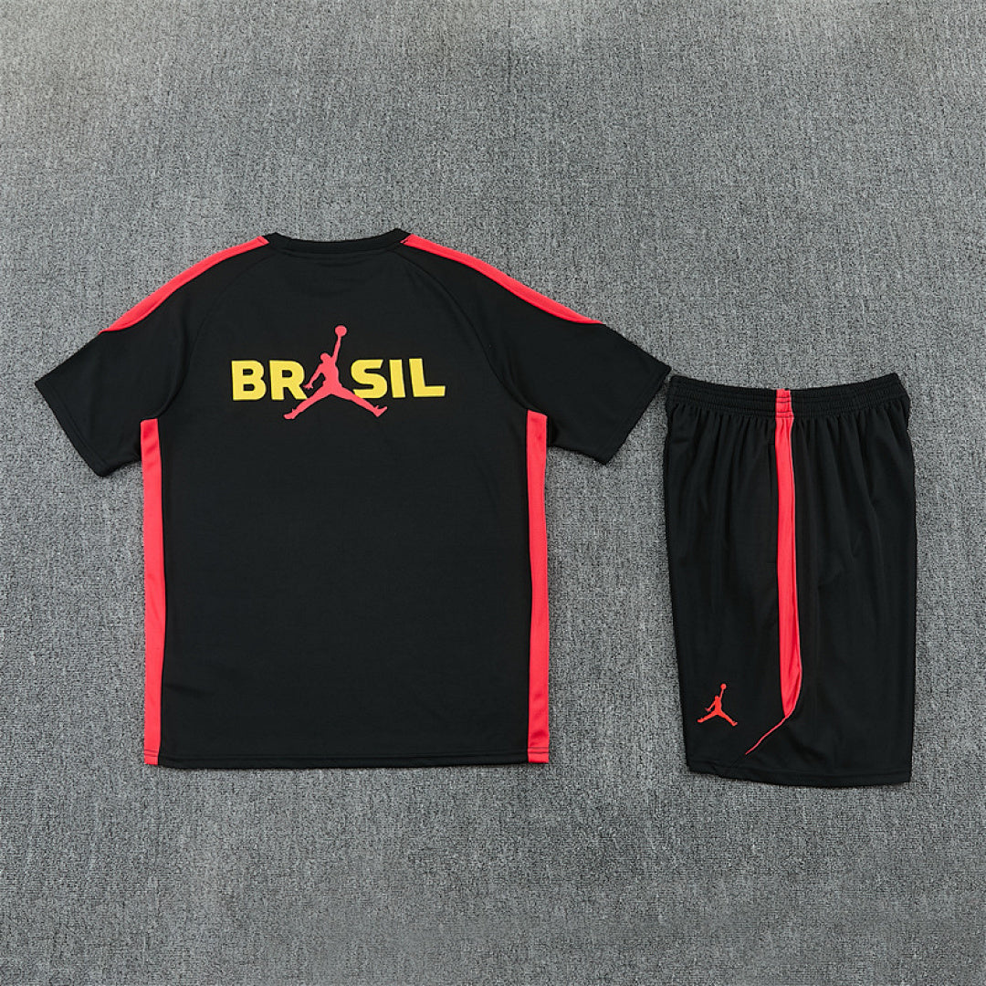 Completino Manica Corta Brasile 2026 Uomo | Kit Allenamento - CalcioVivo