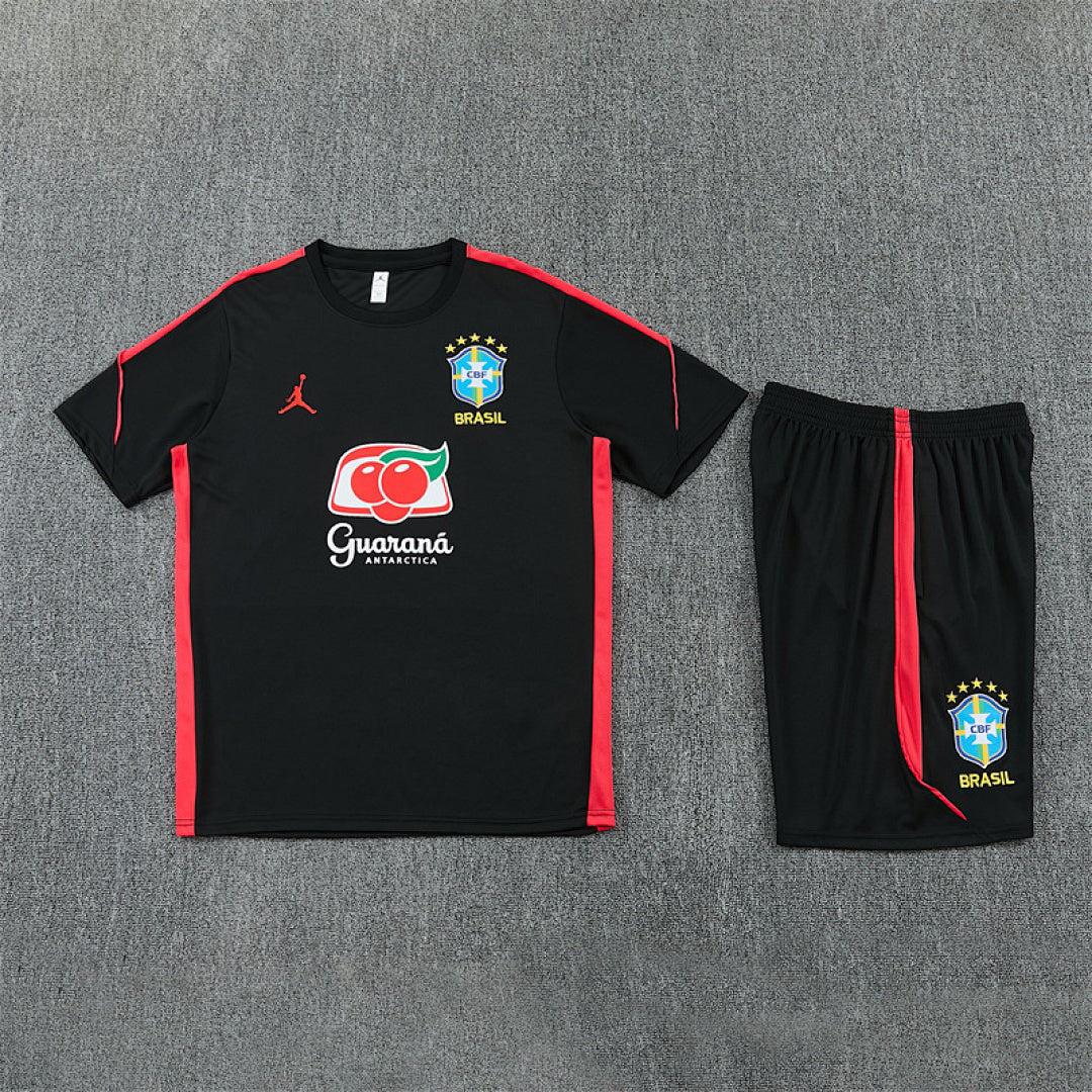 Completino Manica Corta Brasile 2026 Uomo | Kit Allenamento - CalcioVivo
