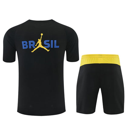 Completino Manica Corta Brasile 2026 Uomo | Kit Allenamento - CalcioVivo